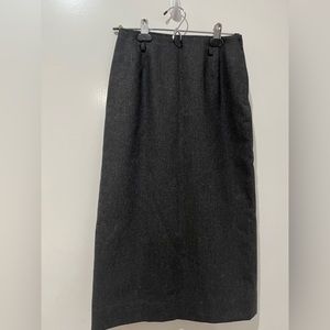 Vintage Margaret Howell white label wool skirt Size I